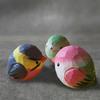 Mini Wood Carving Bird Ornament Hand-Carved Painted Bird Figurine Statue Sculpture Home Office Desktop Decoration Ornament