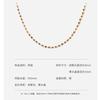 Layered Tigers Eye Pendant Necklace Women Gold Plated O-Link Chain Geometric Drop Design Lightweight Chic Jewelry