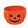 Halloween Pumpkin Woven Storage Basket Cotton Rope Decorative for Home Shelf