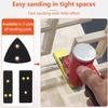 Pneumatic Sandpaper Polisher 15000RPM Triangle Air Random Orbital Sander Machine for Metal polishing