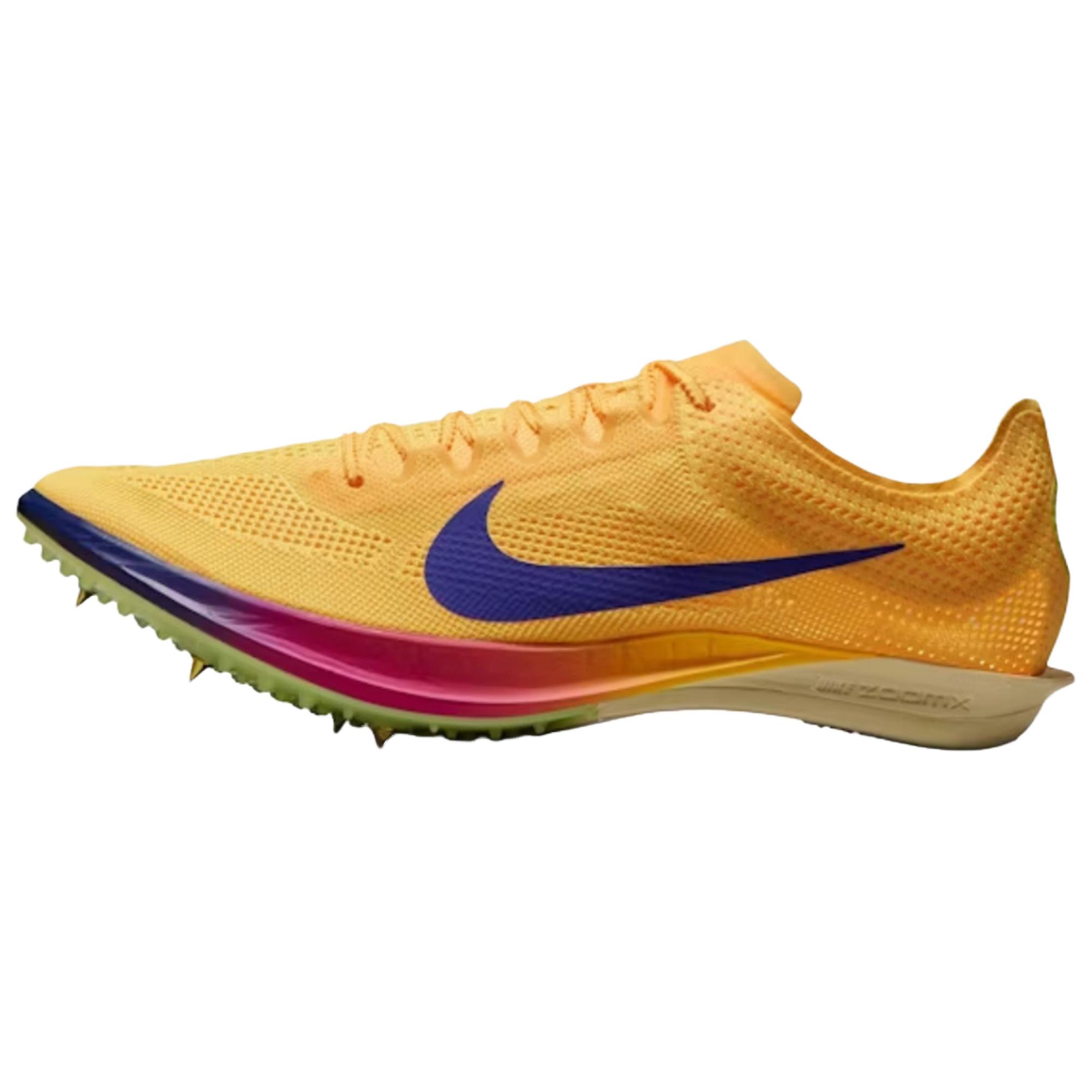 

Унисекс шиповки Nike ZoomX Dragonfly 2 Citron Pulse Желтый Ярко-фиолетовый Индиго-всплеск FD8413-800 41