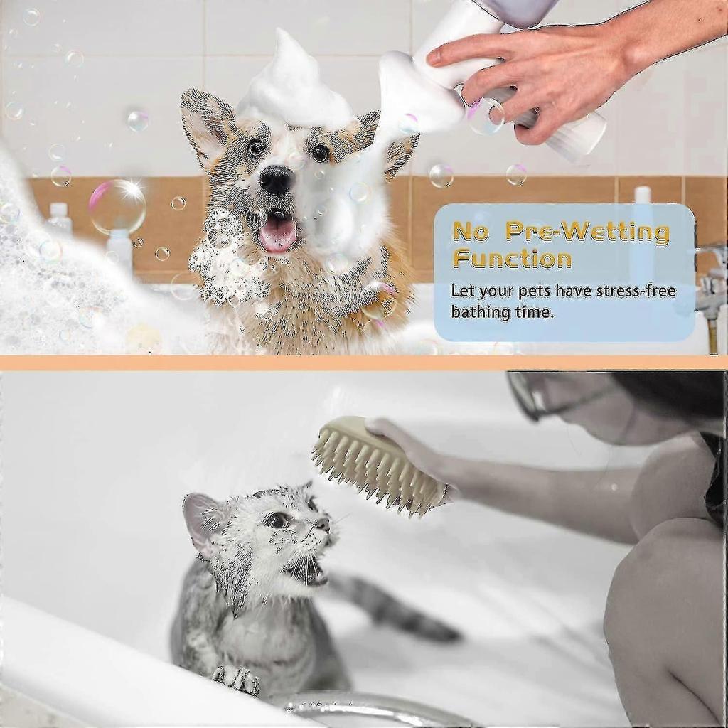 Pet Automatic Bubble Machine Bath Gel Bubble Machine And Dog Bath Bath Liquid Machine Bath Supplies Massage Brush Bubble