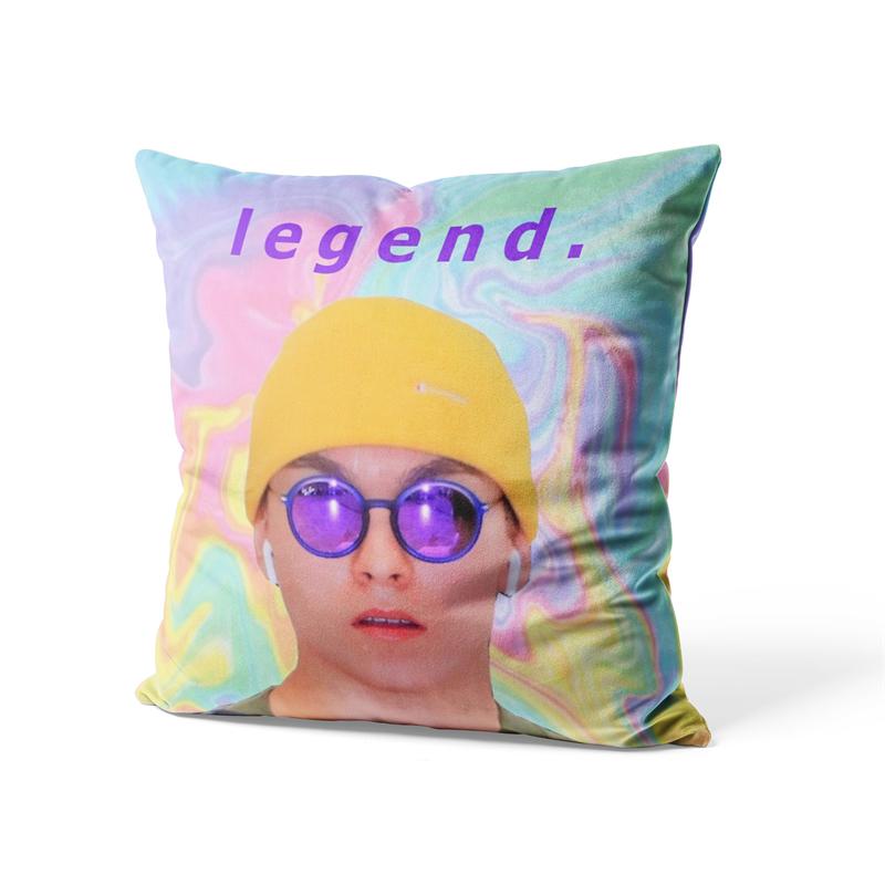 Aertemisi 18'' X 18'' Vernon Meme Square Throw Pillow Cushion Covers Cases Pillowcases For Sofa 45Cm X 45Cm