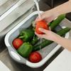 New Folding Cutting Board Dish Basket Multifunction Collapsible Chopping Board Fruit Vegetable Basket