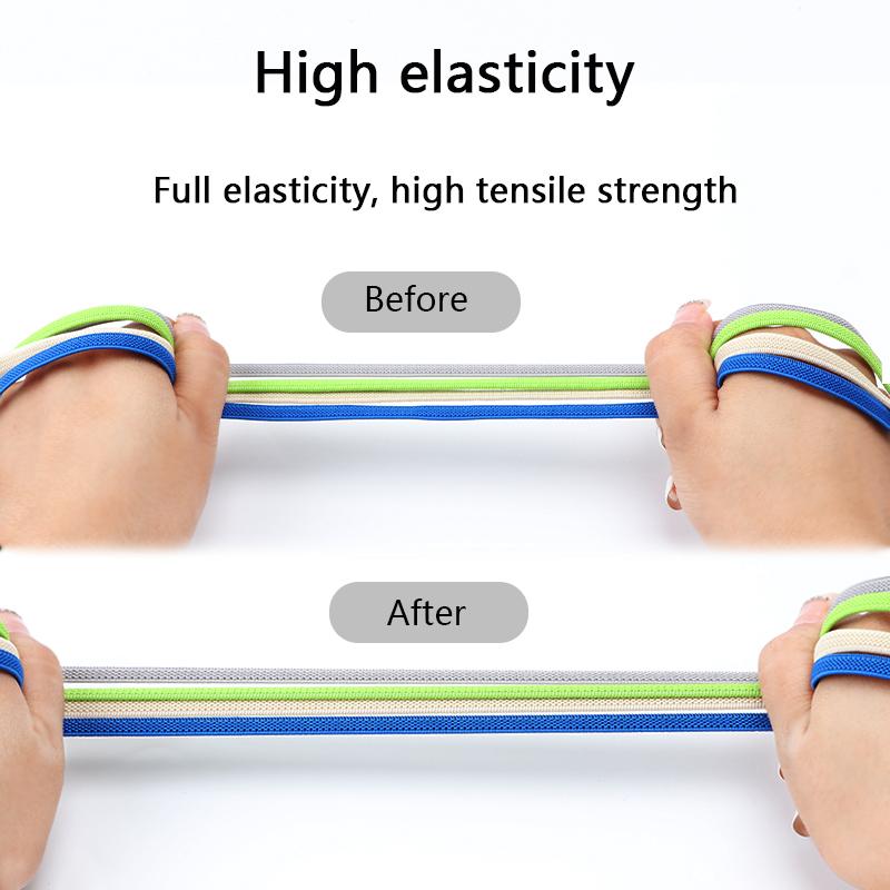 4Pcs Metal Buckles No Tie Shoelaces Elastic for Sneakers One Size Fits All Adult Kids Quick Laces Lazy Sport Rubber Shoestrings