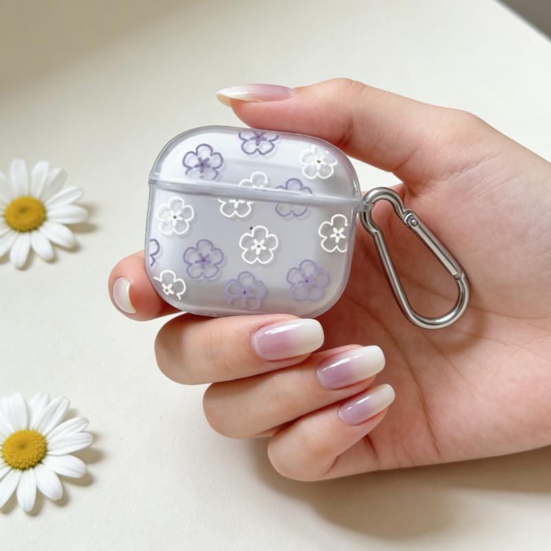Flower protective case apple bluetooth protective case AirPods Pro earphone case pro1 for AirPods 1 generation