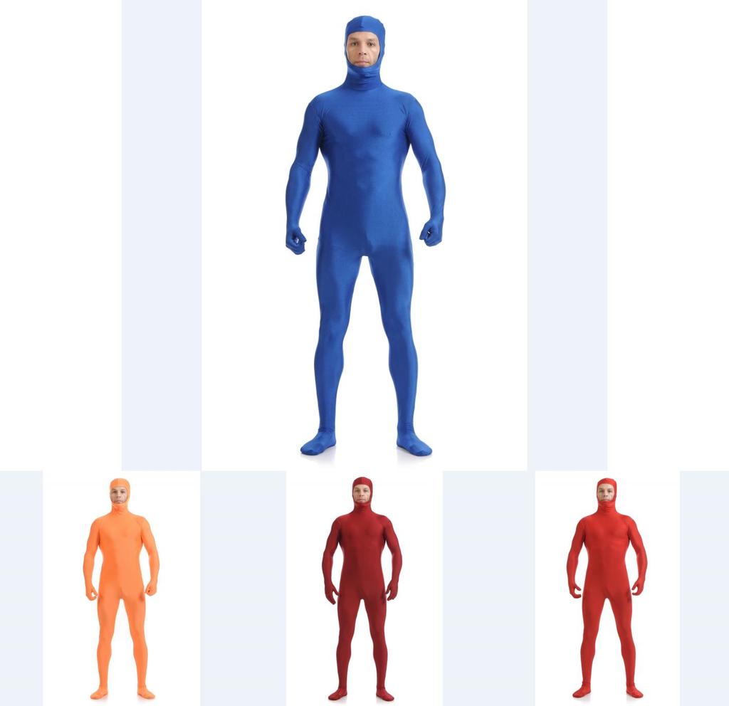 Morphsuit di Spandex di Alta Qualità per Halloween per Adulti, Costume Fantasia per una Vestibilità Perfetta