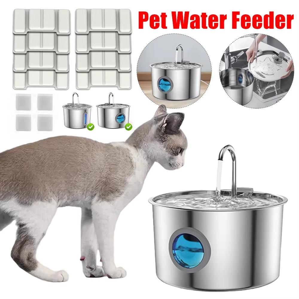 3.2L Pet Filtered Water Fountain Large Capacity Pet Water Fountain Filter  For Cat Dog