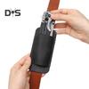 Leather Knife Sheath Men EDC Organizer Retro Belt Carrying Knife Holder Pocket Folding Knife Holster Horizontal Scabbard for Adventurers Belt