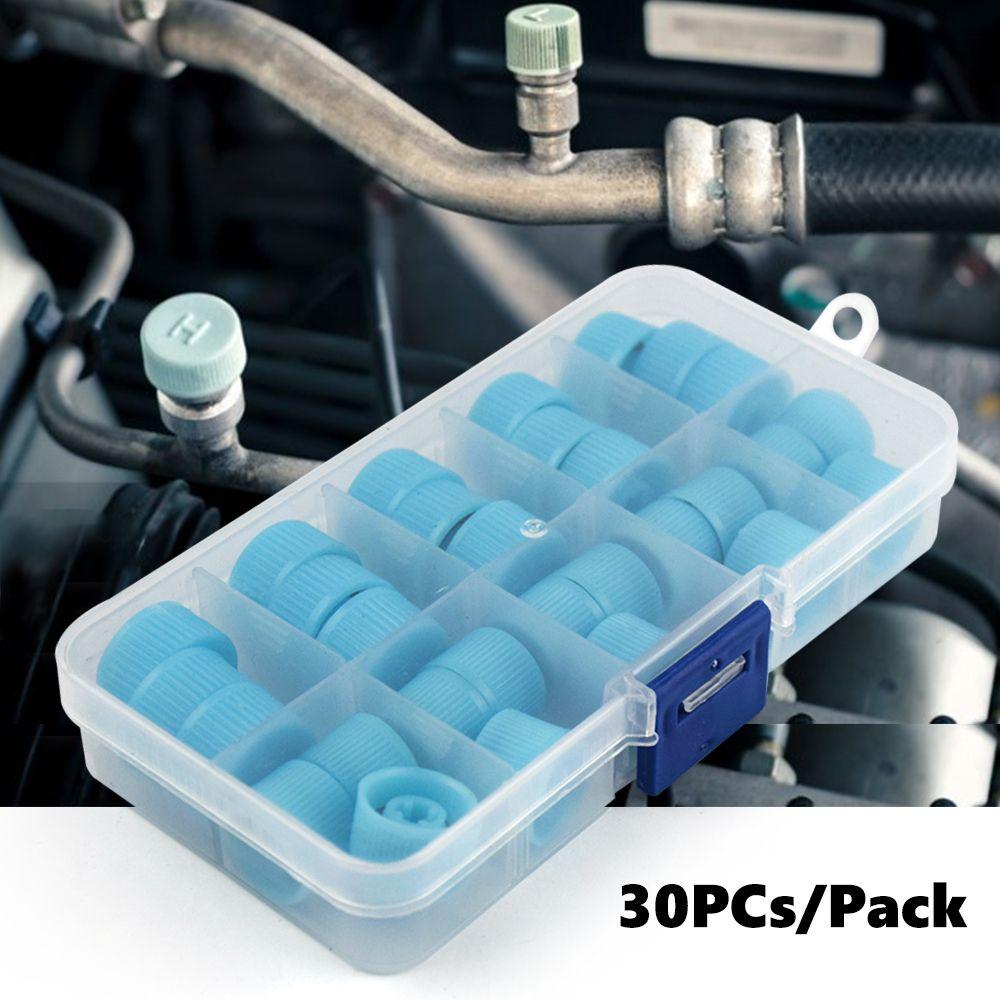 Covers Low Side Port Cap High Low Pressure Caps for Auto Car A/C Refrigerant High Side Port Cap