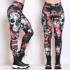 Women Fashion  Printed Skinny Slim High Waist Yoga Leggings Pants