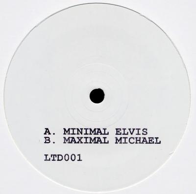 12inch Record UNKNOWN ARTIST - Minimal Elvis / Maximal Michael LTD001 Not On Label 2009 UK Dance & Electronica Used