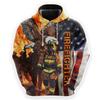 Fashion Firefighter Hero Profession Graphic Sweatshirts Fashion Male Pullovers Streetwear Fireman Work Sweatshirts Harajuku Tops
