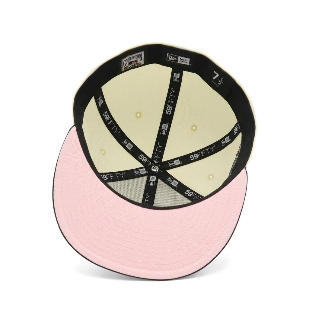 New Era 59FIFTY Los Angeles Dodgers ONSPOTZ LA 7 59Fifty Up Side Down Side MLB Los Angeles Dodgers Cap, Exclusive, Chrome/Satin Black, 1/8 Scale,