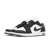 Jordan Air Jordan 1 Slip Resistant Abrasion Resistant Low Top Vintage Basketball Shoes Unisex Black White 553558-152(Team210-1.0)