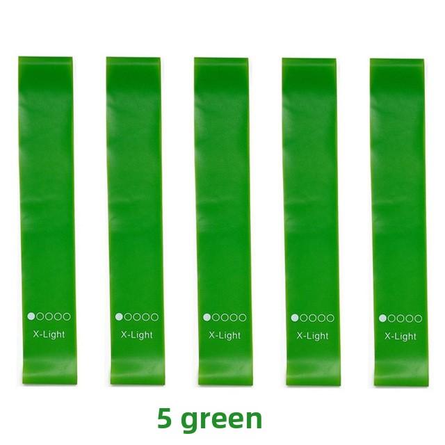 Hot Five-piece TPE Resistance Band Squat Hips Slim Legs Slim Arms Shape Perfect Body Yoga Tension Band Elastic Loop