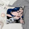Art R-Roy Lichtenstein Womens Tears Pillow Case Pillow Cover Case Square For Home Use Living Room Sofa Cushion Cover Decoration