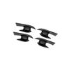 Carbon Fiber Exterior Door Handle Bowl Cover Trim For Nissan Kicks 2017-2021
