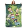 Crayon Shin-chans Cartoon Anime Print Blanket For Men Women Cozy Soft  Throw Blankets for Sofa 50x60 Inches Multi-size