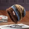 Women's Retro Plush Beanie - New Autumn/Winter 2025 Style, Warm & Face-Slimming Cold Protection Hat