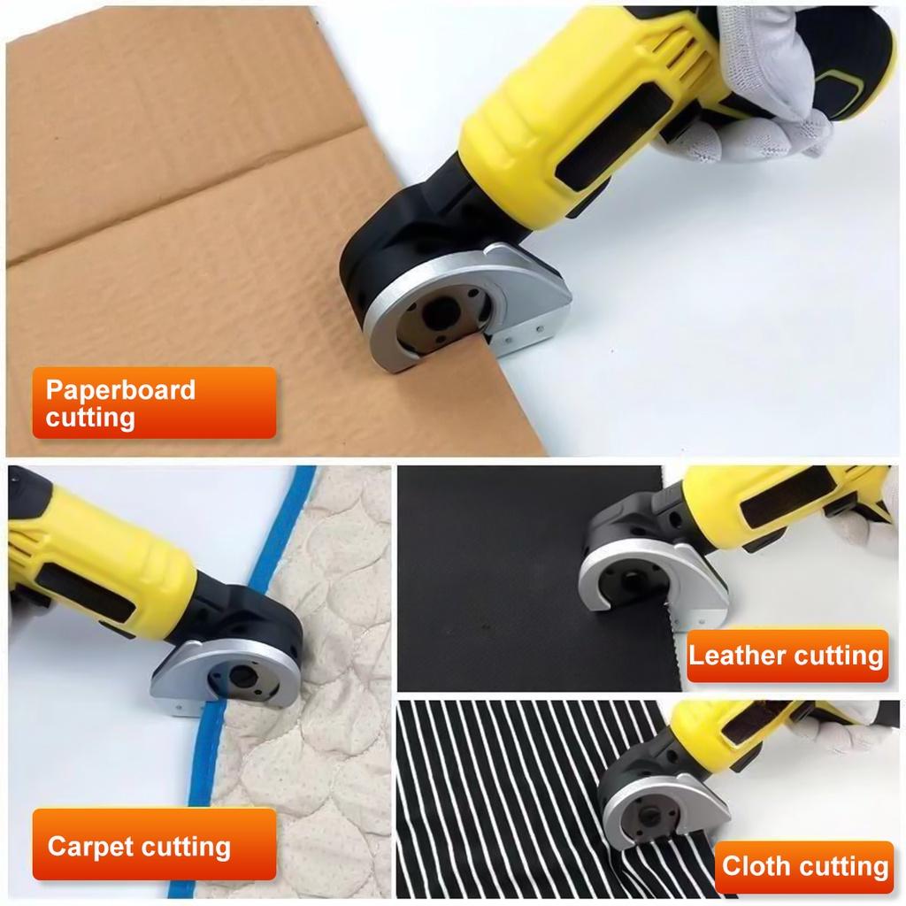 USB Cordless Multifunctiona Drill 3.6V Electric Round Cloth Cutter Scissors Power Driver Screwdriver Fabric Cutting Machine