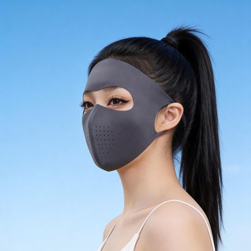 Muqingqingping Women's Summer Ice Silk Face Mask