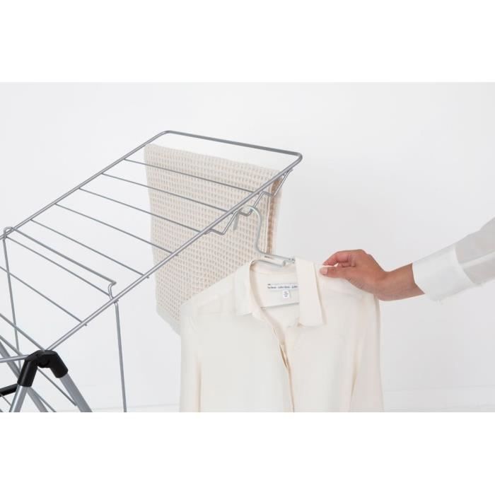 Brabantia - hangon - etendoir à linge - 20 m - metallic grey
