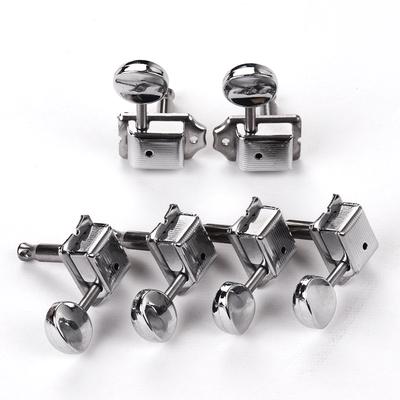 Set mit 6 halbgeschlossenen Inline-Mechaniken und Stimmwirbeln für Gitarren