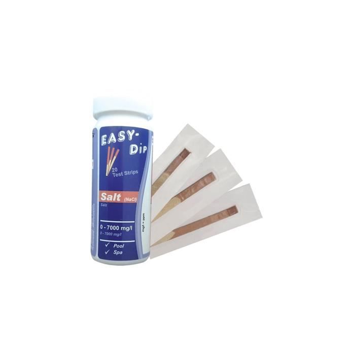 GENERIQUE - Kit De Test 20 Bandes Analyseur Sal 1175720000 - WATER-ID