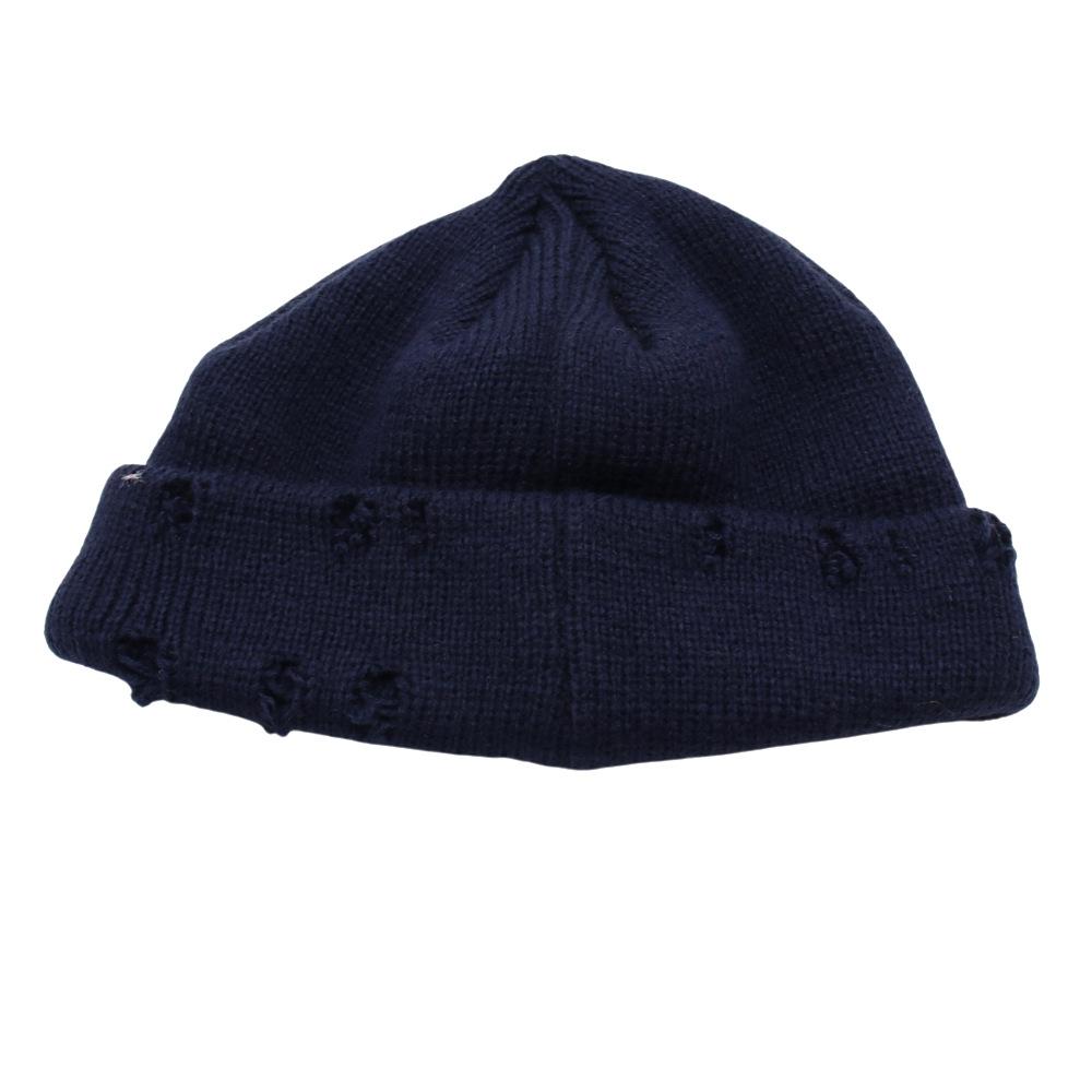 Hat Female Ins Harajuku Versatile Cold Hat Solid Color Hip Hop Retro Trendy Hole Flow Knitted Hat