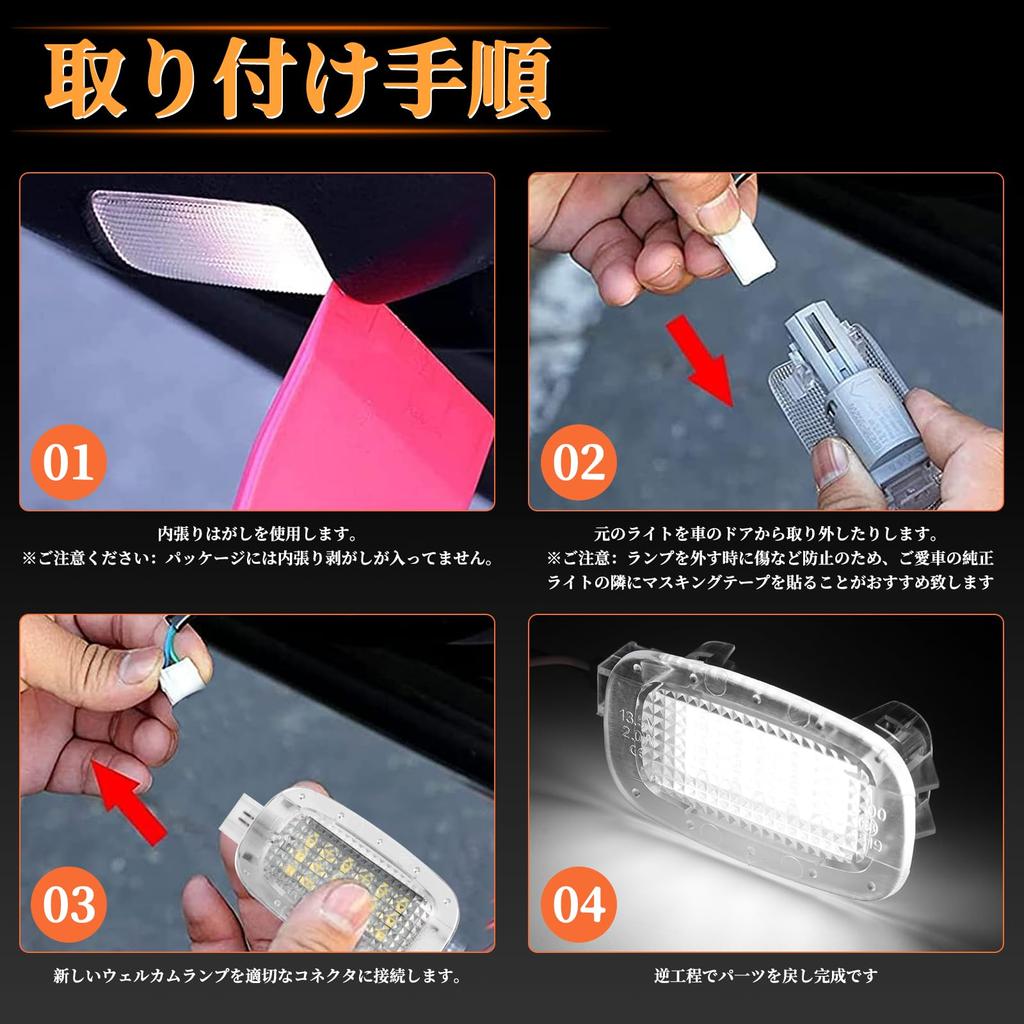 POPMOTORZ LED Curtain Lamp for Mercedes Benz W169 W245 Interior Light W204 Door Welcome