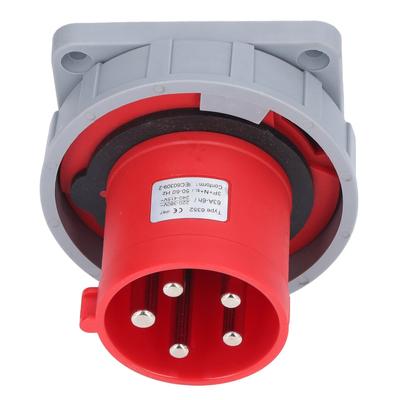 Wodoodporne gniazdo złącza lotniczego nylon mosiądz 5 pinowe gniazdo przemysłowe 3P+N+E AC 220380V 240415V