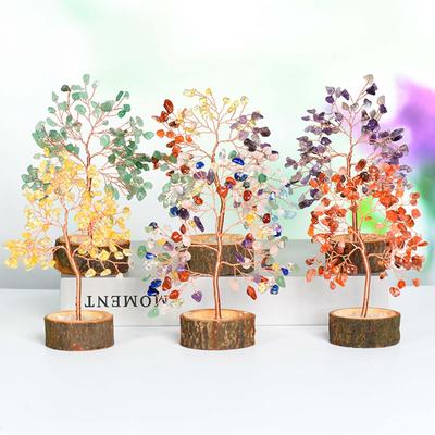 Moderner Edelstein Kristallbaum Positive Energie Accessoires Baum Schreibtischzubehör Kreative Dekoration Raumdekor