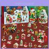 Cross-border Christmas Blind Box Children's Party Gift Unboxing Diy Hand Tearing Countdown Calendar Christmas Toy Material)