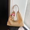 Seaside Vacation Bag Women's New Woven Tote Bag Large Capacity Casual Versatile Shoulder Armpit Bag