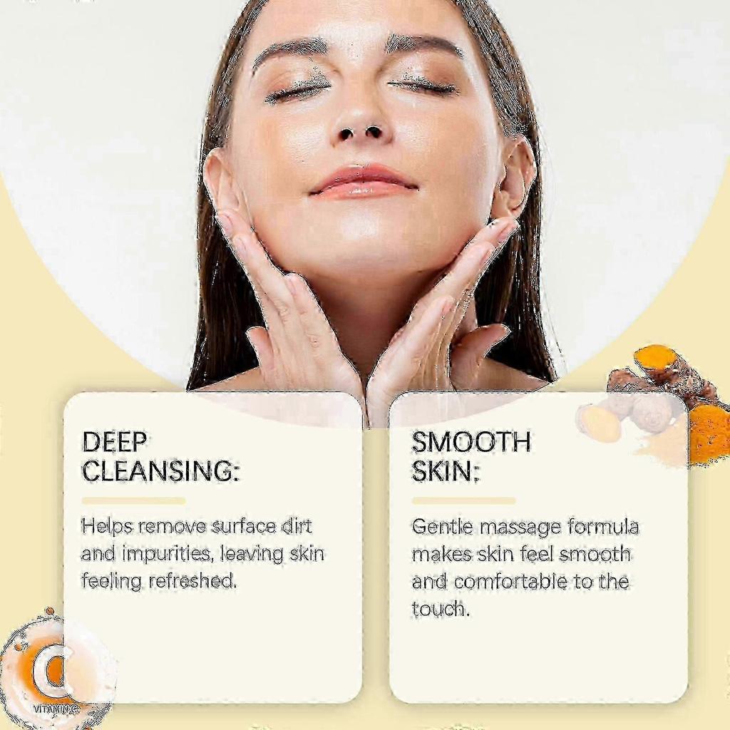 Turmeric Exfoliating Facial Scrub, Gently Repair Dead Skin Exfoliating Bright And Smooth Skin