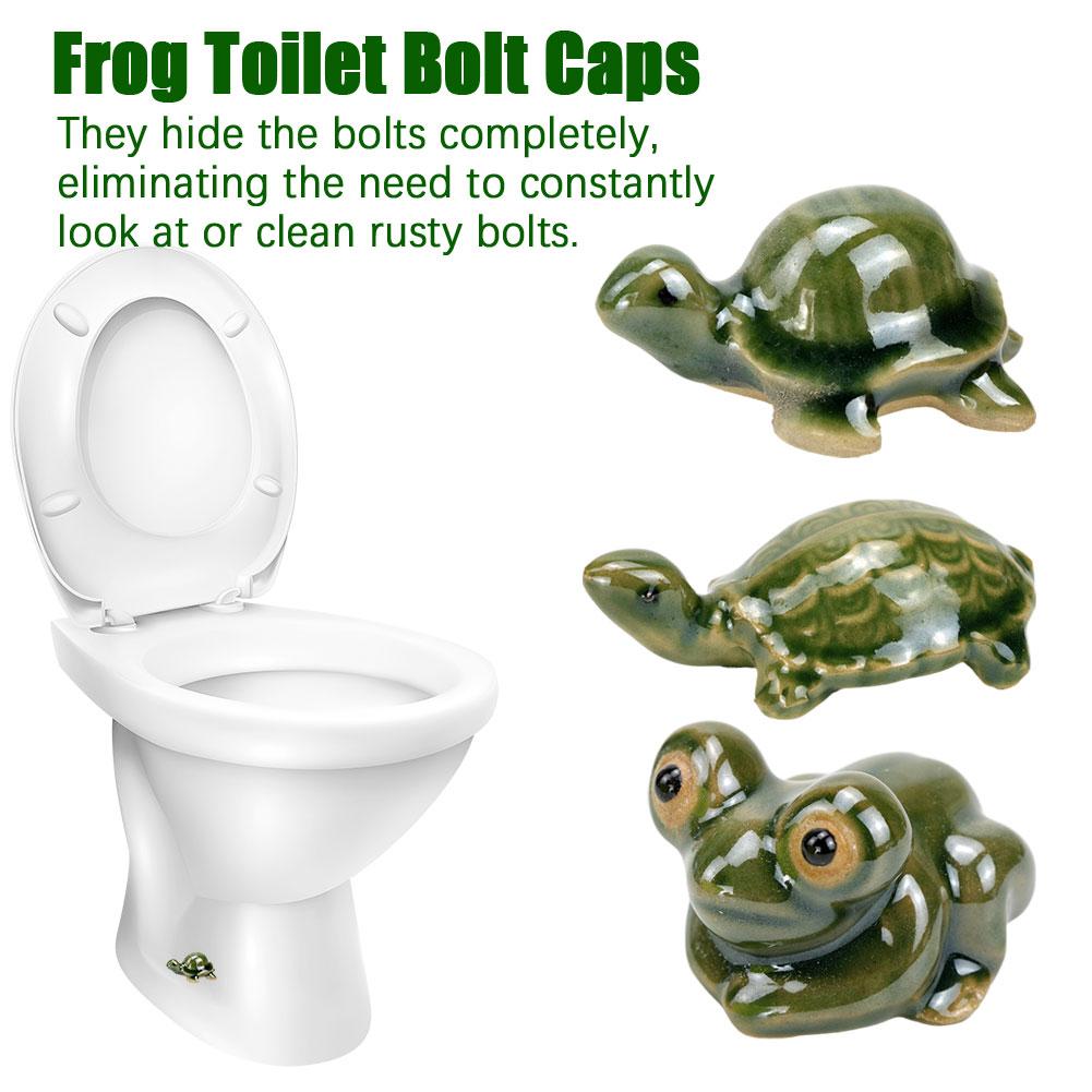 1pcs Toilet Bolt Caps Fun Animals Themed Gadgets For The Toilet Easy Installation Toilet Replacement Parts Multipurpose Hom D3S2