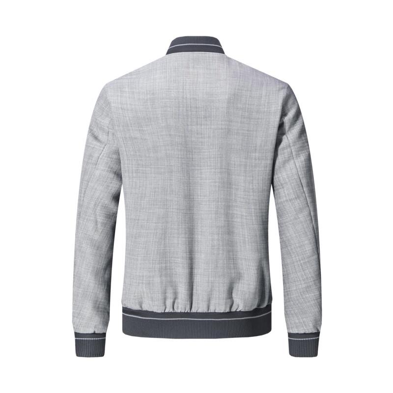 SEPTWOLVES Men's Casual Baseball Collar Blended Top