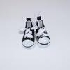 20CM Cotton Doll Shoes: 6 Points BJD Casual Mini Canvas Shoes, 5CM Size