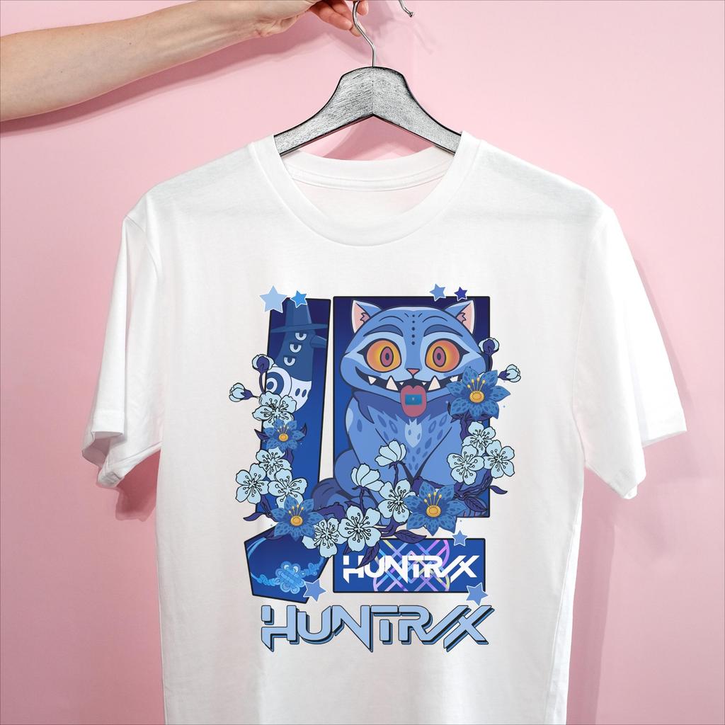 KPop Demon Hunters Derpy Tiger Merch T Shirts Fashion Vintage Gothic T-shirts Tops Men's Women Clothing Cotton Oversized T Shirt