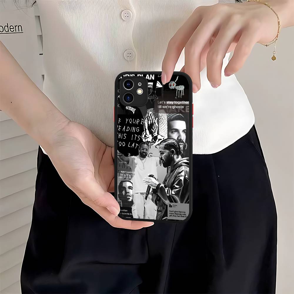 

Певец Рэпер D-Drake Для IPhone 11 12 13 14 15 16 Pro Max Plus X XS MAX Ударопрочный Матовый Задний Чехол iphone 14 pro