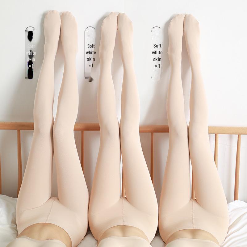 

Осенне-зимние антизацепочные суперэластичные бархатные колготки большого размера натурального телесного цвета для женщин