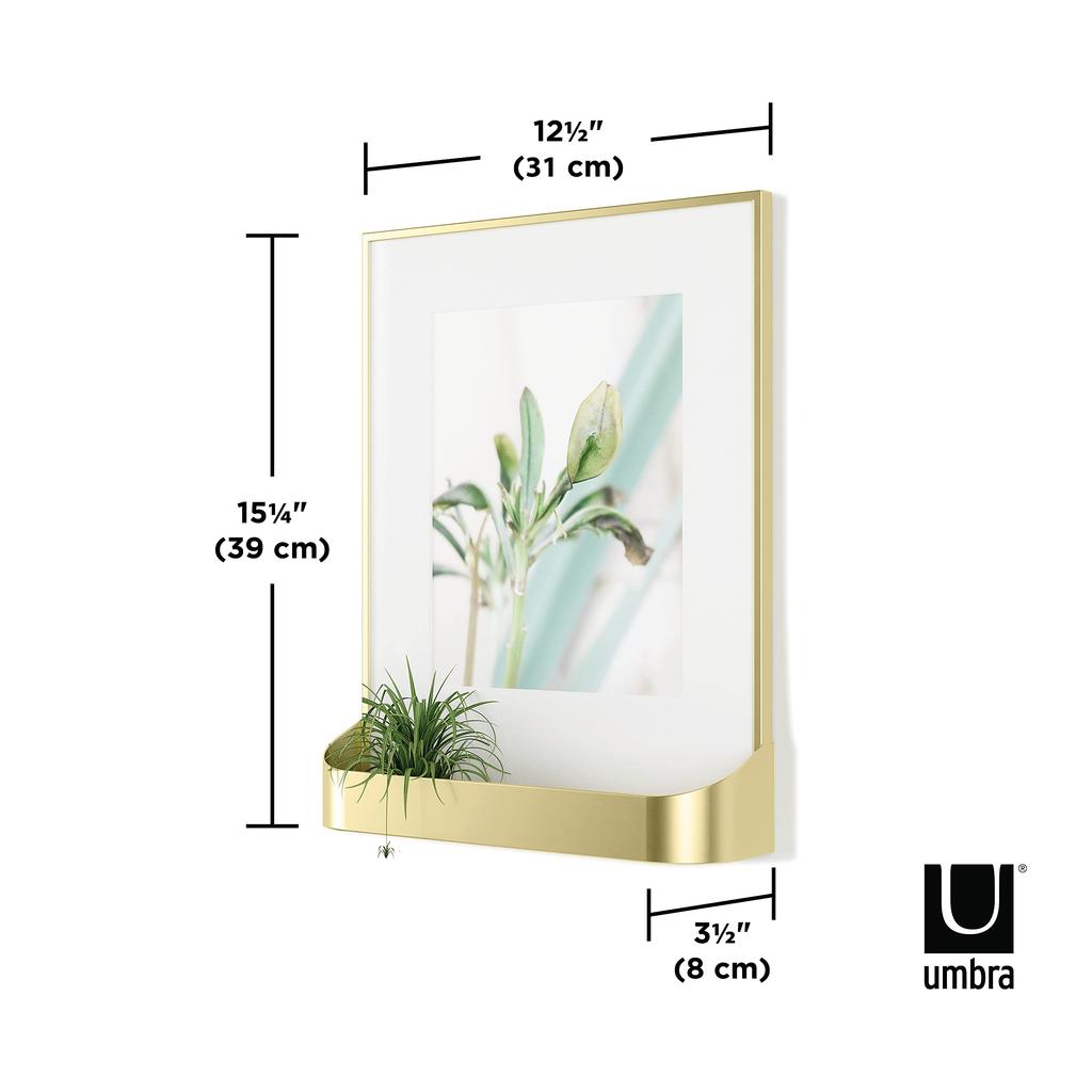 Umbra Wall Display Photo W36 X D11 X MATINEE Frame, Brass, H44cm, (Product Code 21016758221)