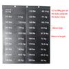 Weight Stack Labels 4.5Kg To 150Kg Black Background White Number Weight Stickers For Fitness Equipment Gym Strength Training