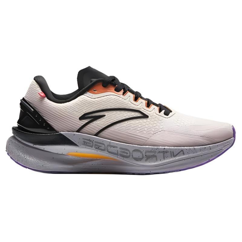Anta Cushioning And Breathable Low top Running Shoes Women's Gray Sneakers 122345582-2