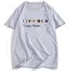 Short Sleeve Cotton Loose Tshirts Unisex Streetwear Copy Moon Joy Tshirt Design Graphic Printing Clothing Casual Summer Tees