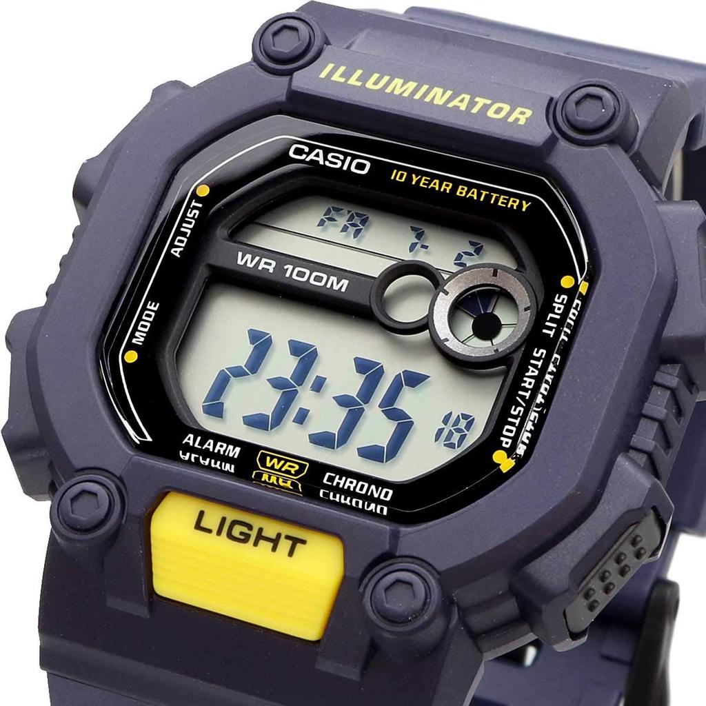 Casio Digital Watch Standard Navy Overseas Model [Casio] W-737H-2AV Men's [Item]