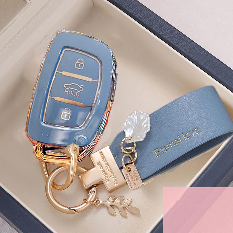 Tpu Auto Smart Key Fob Cover Case Housing Remote Fit For Hyundai Tucson Santa Fe Rena Sonata Elantra Creta Ix35 Ix45 I10 I30 I40 Auto Accessories