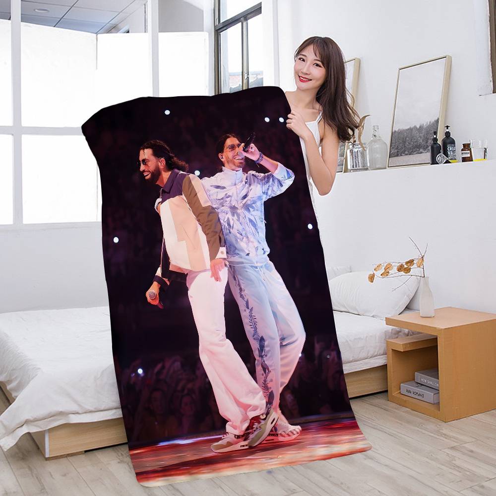 PNL QLF rapper singer Anime Beach Swimming Towel Soft Absorbent Washcloth Children's Gifts for Kids Travel Camping Gym