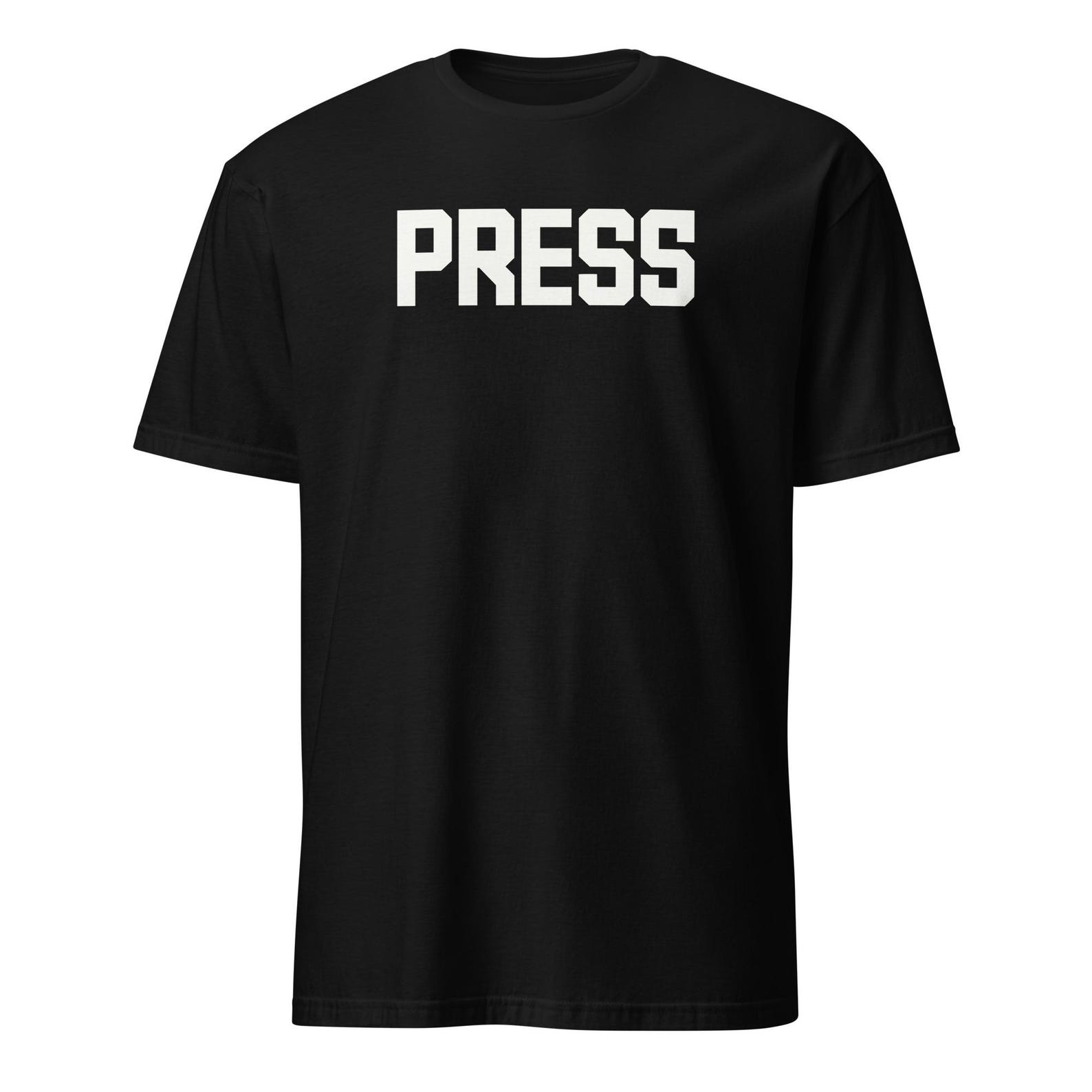 Press Shirt, Journalist Gift, Reporter Tee, Media Pass Apparel, Photojournalist Top, First Amendment, News Crew Uniform 4XL